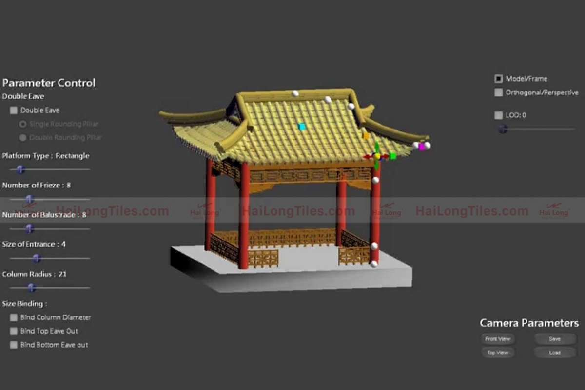 ngoi am duong sketchup
