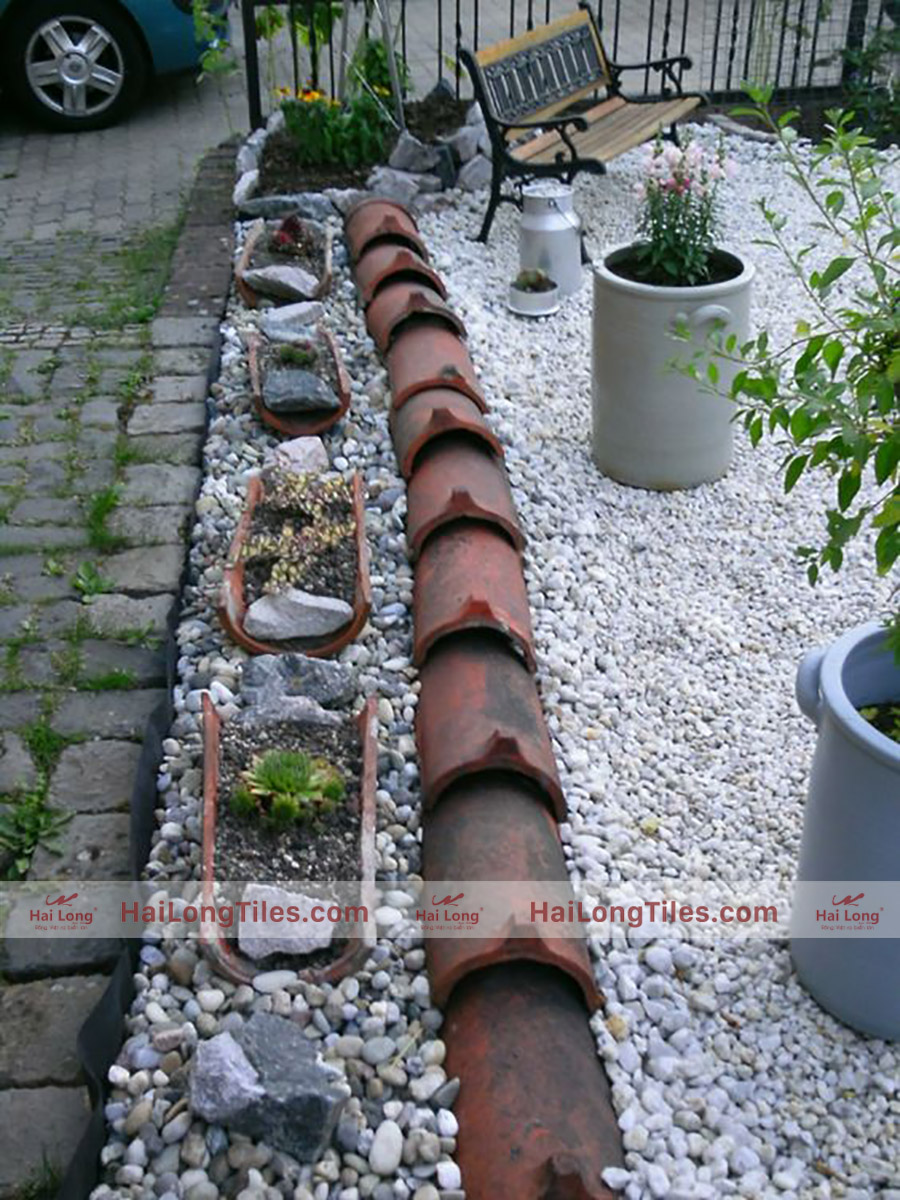 ngói địa trung hải trang trí vườn ngói địa trung hải trang trí vườn