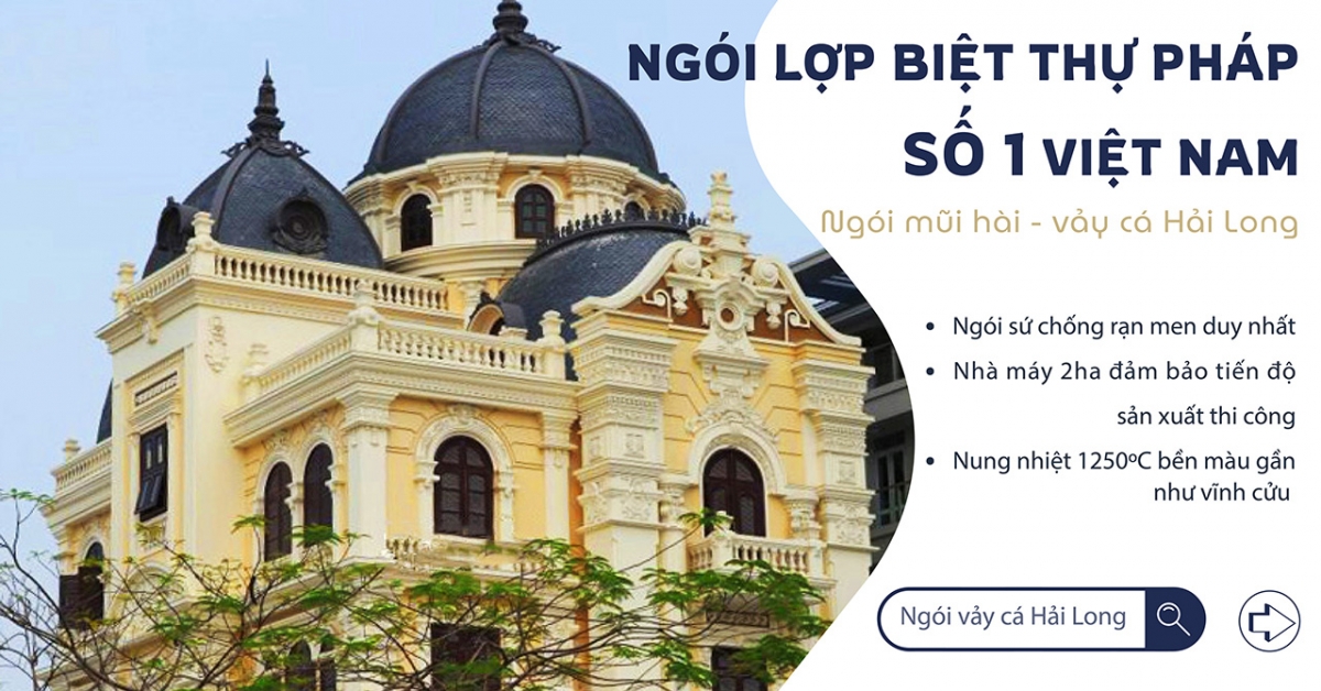ngói vảy cá lợp biệt thự Pháp ngói vảy cá lợp biệt thự Pháp