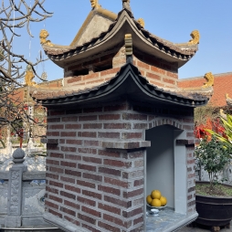 Gạch thất xây lầu thờ ngoài trời Gạch thất xây lầu thờ ngoài trời