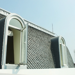 ngói mũi hài lợp biệt thự - ngói Hải Long