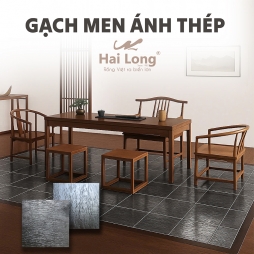 Gạch men ánh thép vân gỗ Gạch men ánh thép vân gỗ