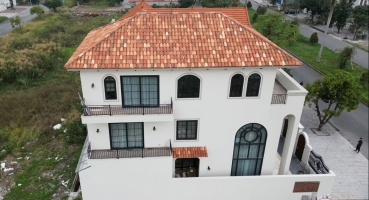 Kiến trúc Địa Trung Hải cũng có thể ứng dụng với biệt thự nhà phố