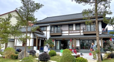 ngói âm dương men ghi