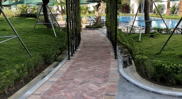 gạch lát nền khách sạn 5 sao silk path grand Huế