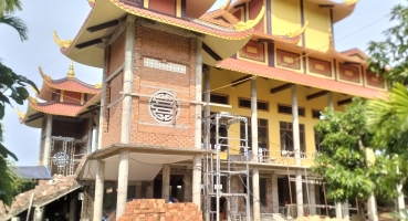 Ngói âm dương Chùa Long Ẩn