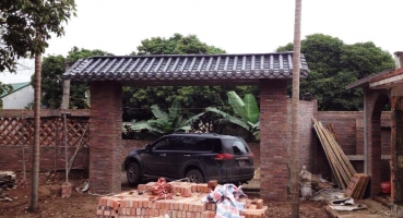 Ngói lợp Cổng biệt thự phong cách Hàn Quốc hinh 1 Ngói lợp Cổng biệt thự phong cách Hàn Quốc hinh 1