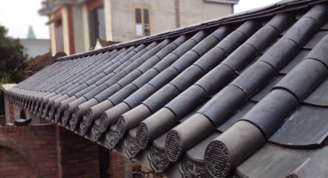 Ngói lợp Cổng biệt thự phong cách Hàn Quốc