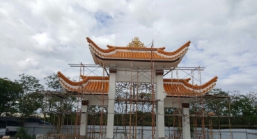 Ngói âm dương vàng Hổ phách tại Miếu Bà tại Đồng Nai hinh 3 Ngói âm dương vàng Hổ phách tại Miếu Bà tại Đồng Nai hinh 3