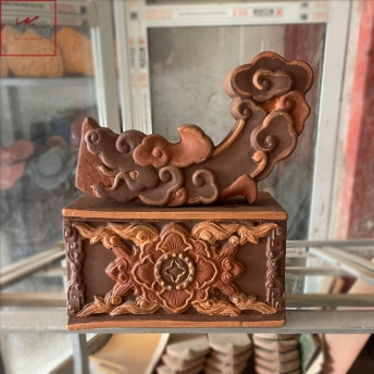 bò nóc & đao mái gôm men nâu đỏ bò nóc & đao mái gôm men nâu đỏ