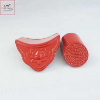 ngói sứ tráng men màu đỏ ngói sứ tráng men màu đỏ