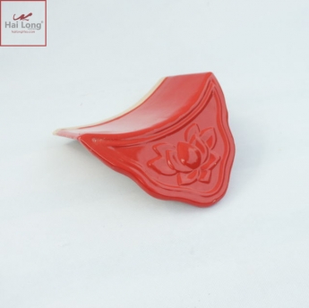 ngói sứ tráng men màu đỏ ngói sứ tráng men màu đỏ