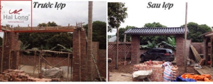 ngói âm dương lợp mái cổng lợp bờ rào ngói âm dương lợp mái cổng lợp bờ rào