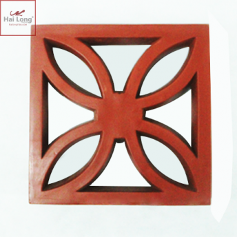 Gạch thông gió đất nung hoa chanh 20x20 cm 02 Gạch thông gió đất nung hoa chanh 20x20 cm 01