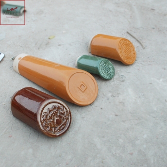 3 cỡ ngói diềm chữ Thọ - Ngói Câu đầu 01