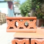 Ngói bò hoa chanh đất nung 3 hoa 02 Ngói bò hoa chanh đất nung 3 hoa 01