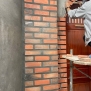 Gạch thẻ thủ công hỏa biến gốm mộc chất cổ 01