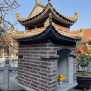 Gạch thất xây lầu thờ ngoài trời 01