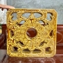 gạch thông gió hoa cúc men hoàng kim